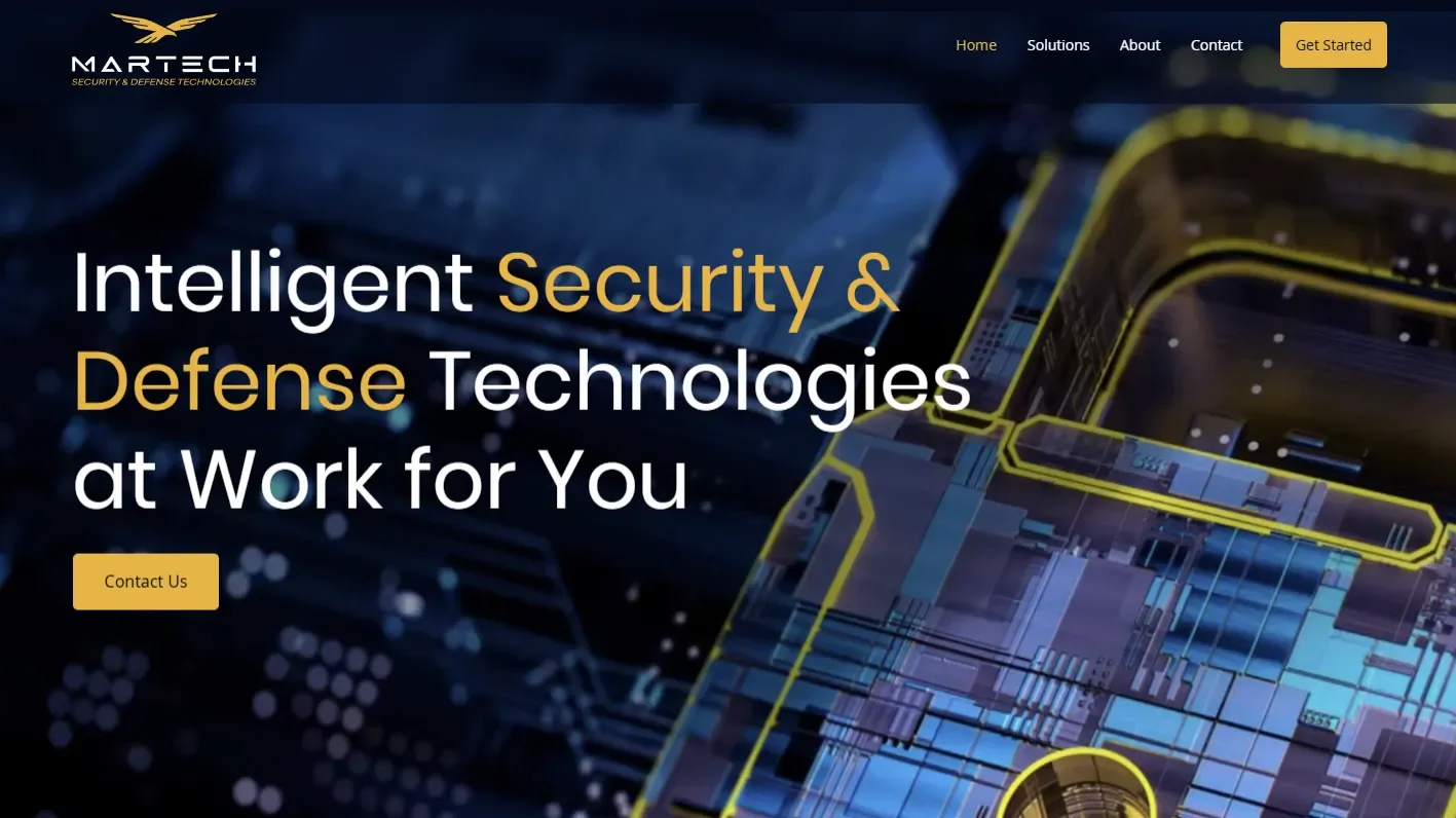 MARTECH home page: Intelligent Security and Defense Technologies